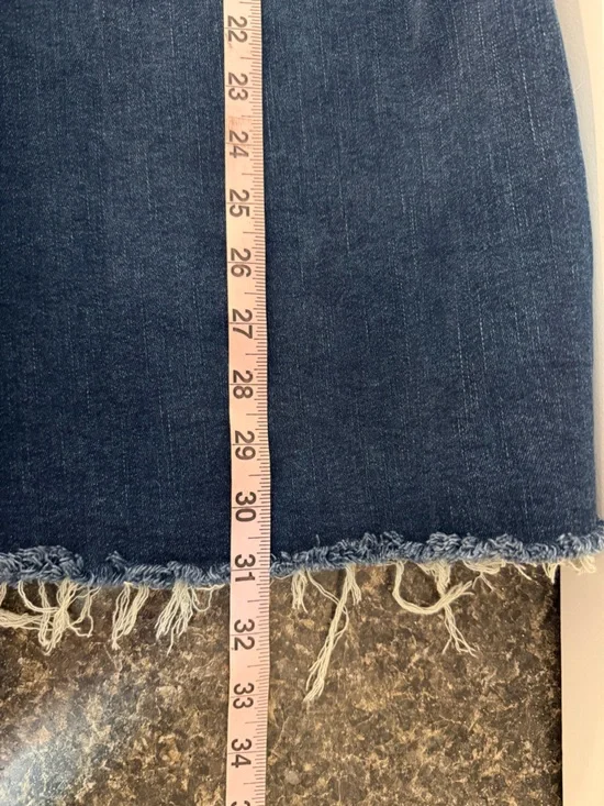 Free People We The Free Blue Crvy Super High Rise Flare Jeans 31 36460 - Picture 14 of 15